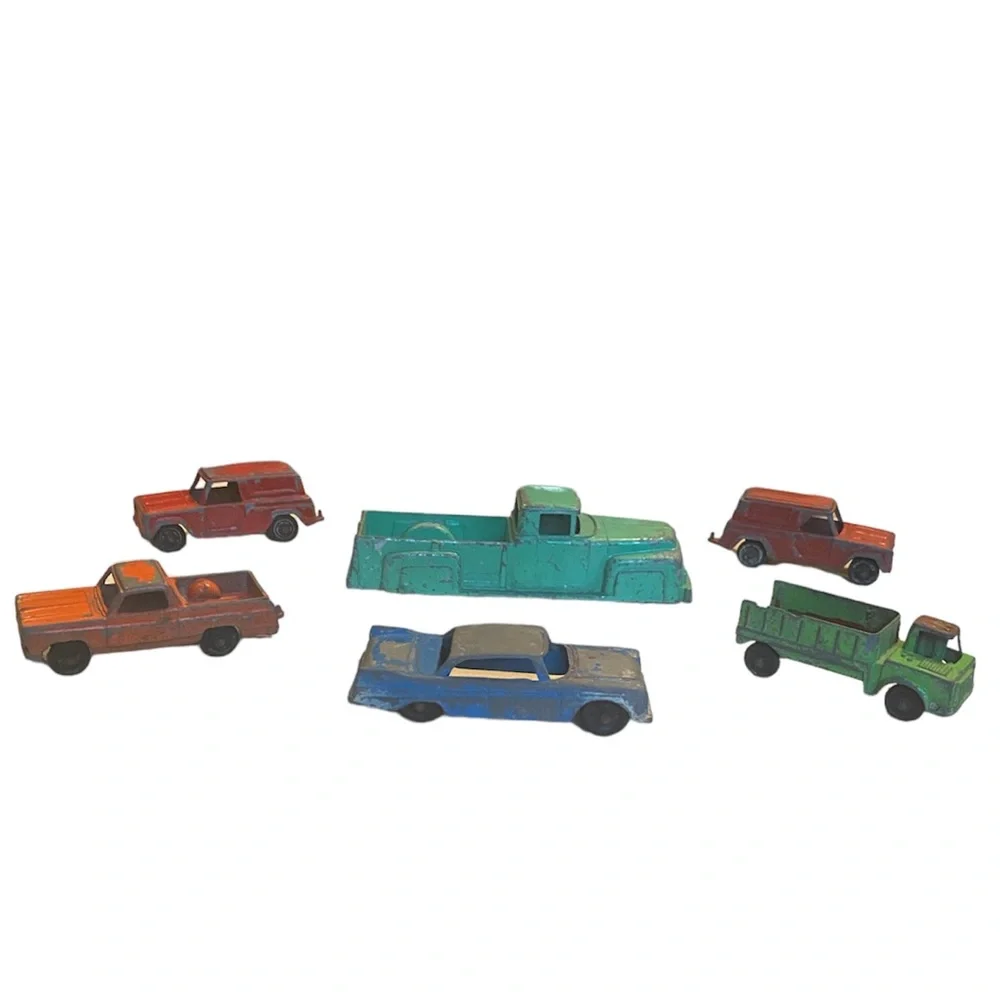 Die Cast Cars Lot Trucks Hubley Tootsie Vintage Matchbox Toys Antique 1950s 60s